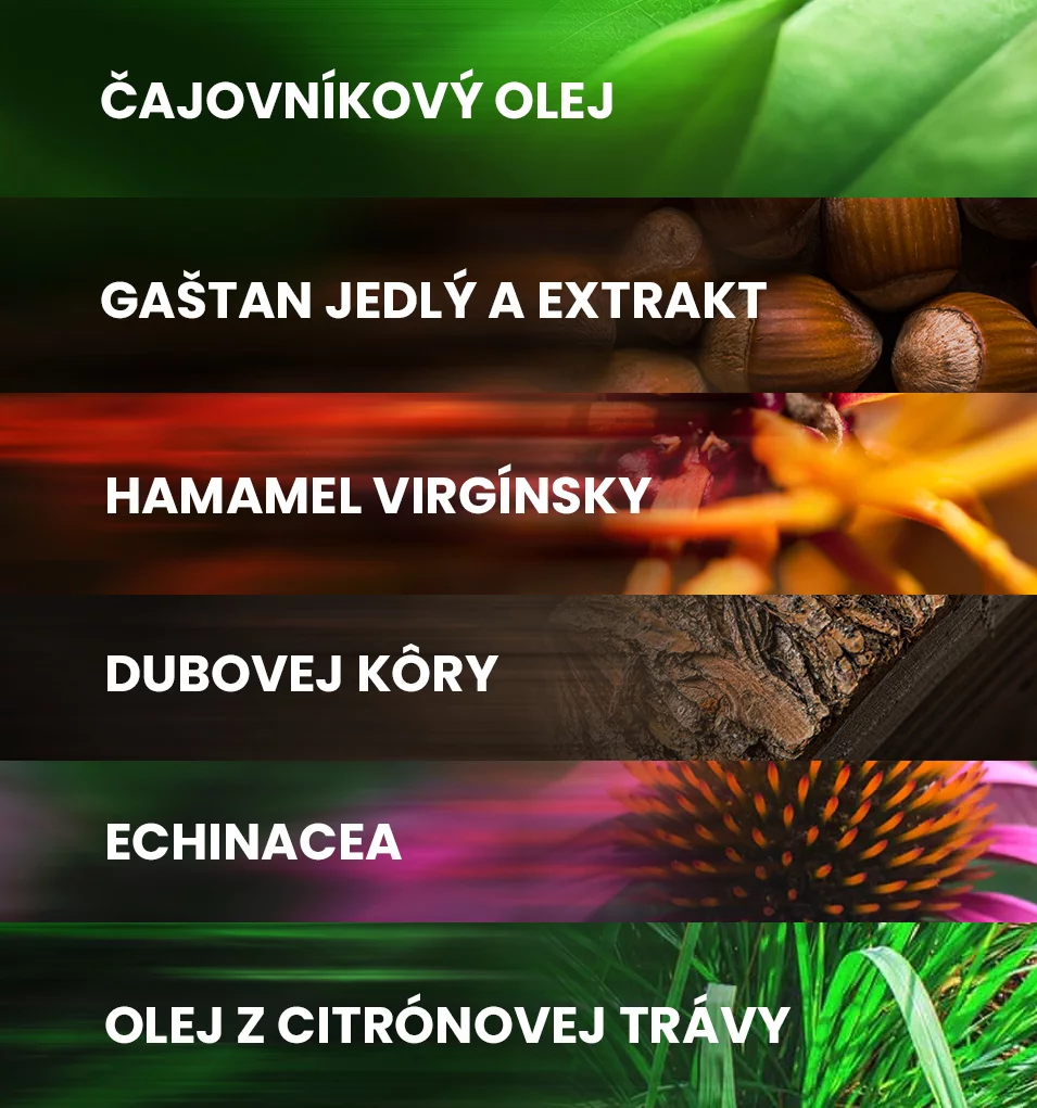 Účinné zloženie a čisto prírodná formula